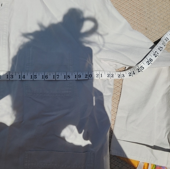 Eileen Fisher Hemp stretch stand collard jacket size M oversized - Picture 11 of 11